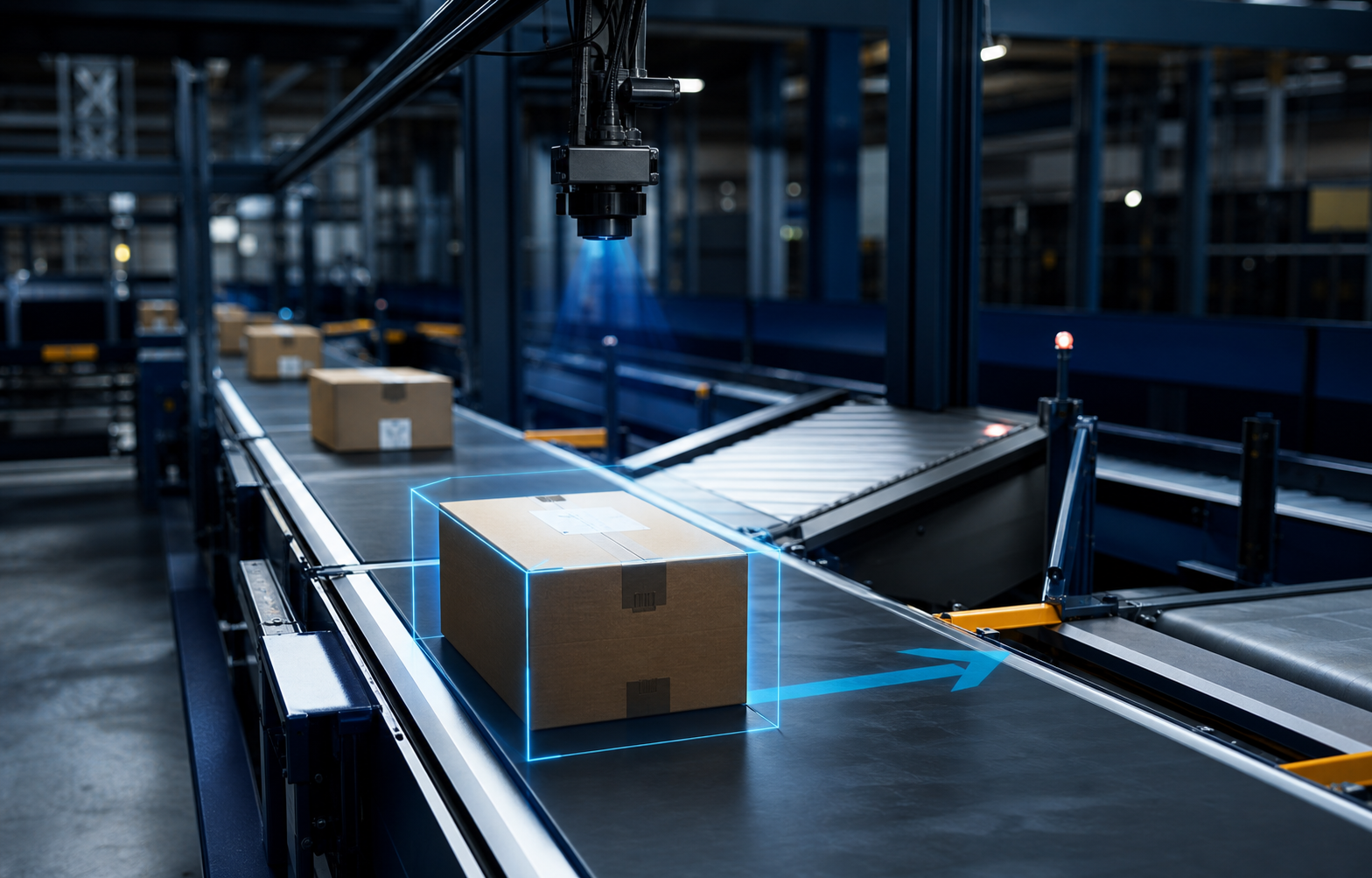 Code reading and parcel sorting